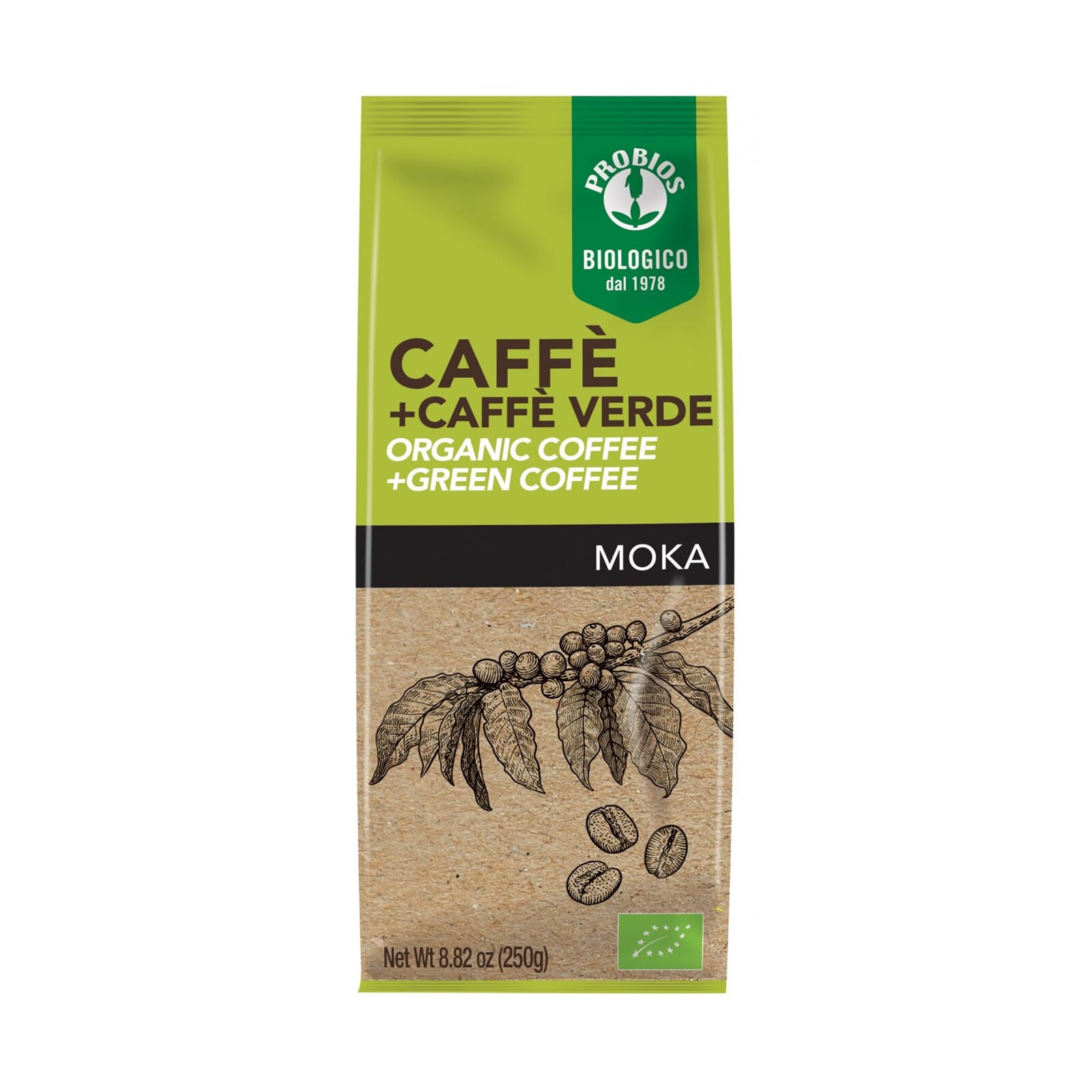 Café + Café Verde Bio 250g