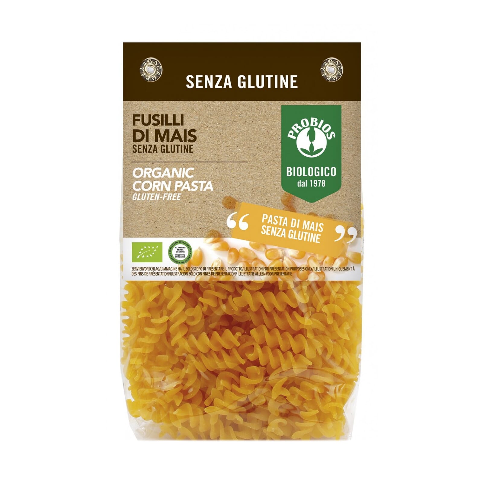 Fusilli Sin Gluten Bio 400g