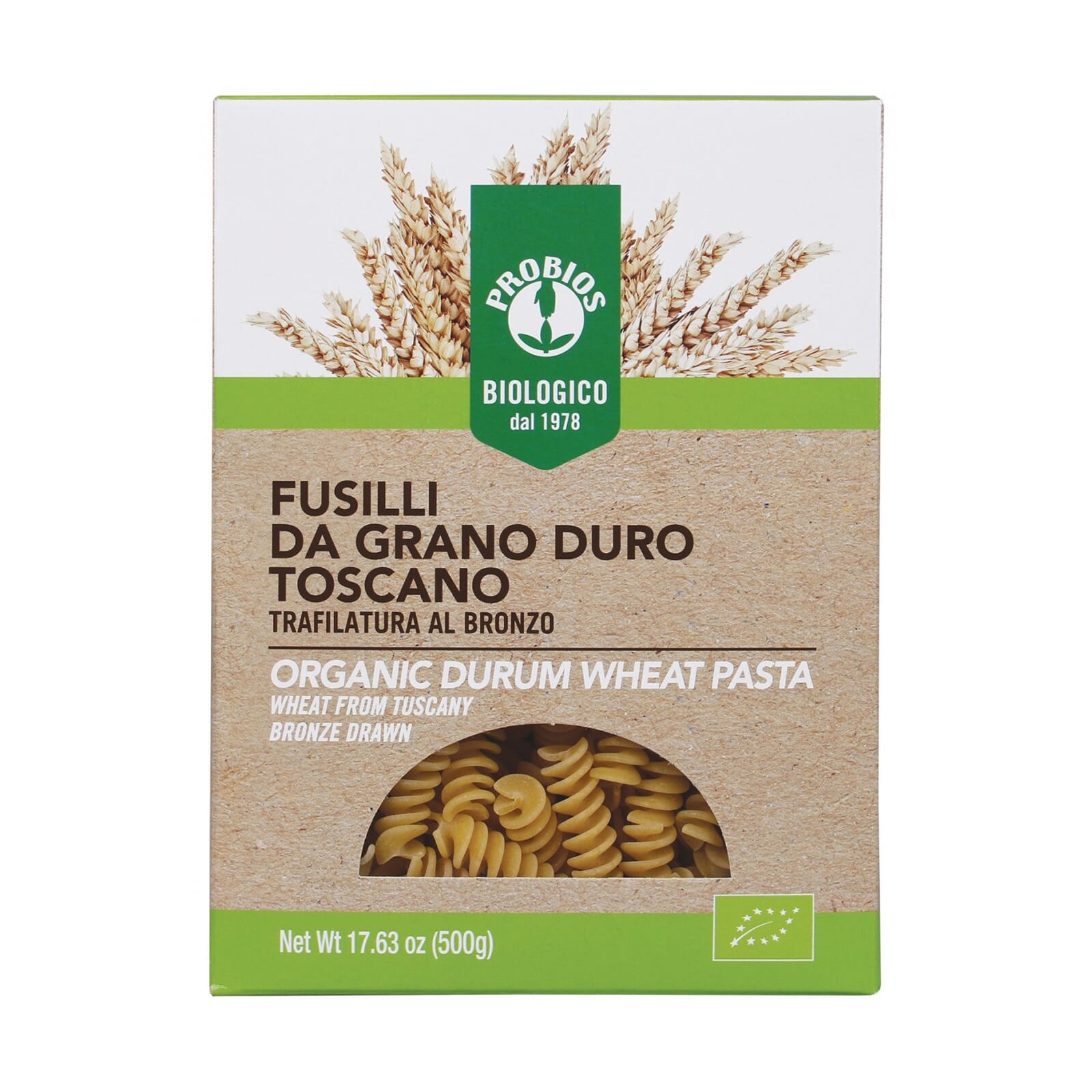Fusilli De Grano Duro Bio 500g