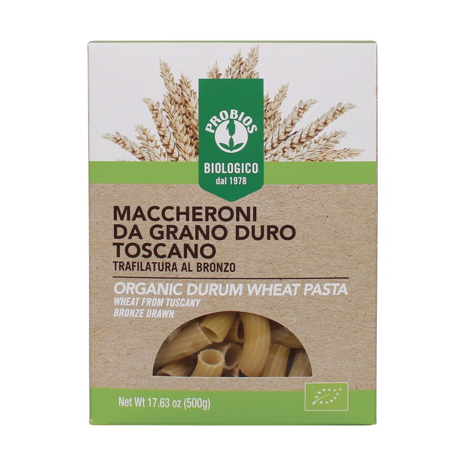 Macarrones De Grano Duro Bio 500g
