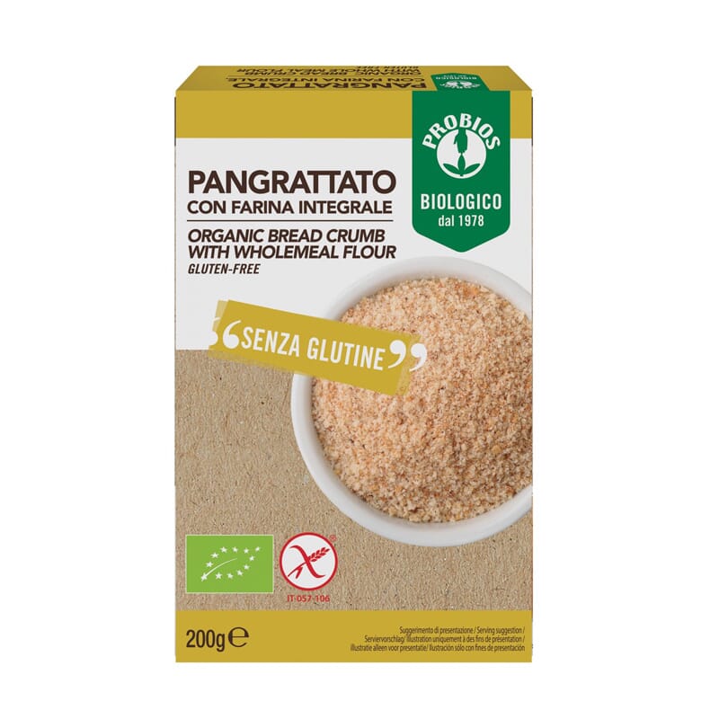 Pão Ralado Integral Sem Glúten Bio 200g