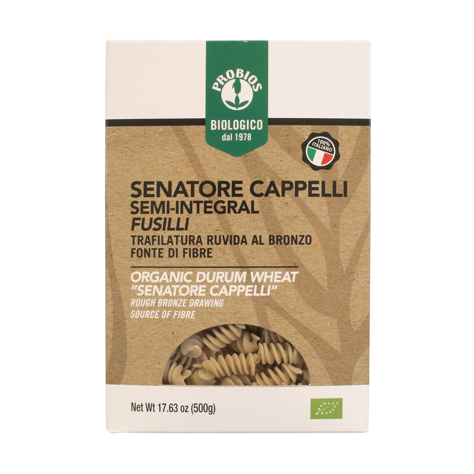Fusilli De Trigo Semiintegrales Bio 500g