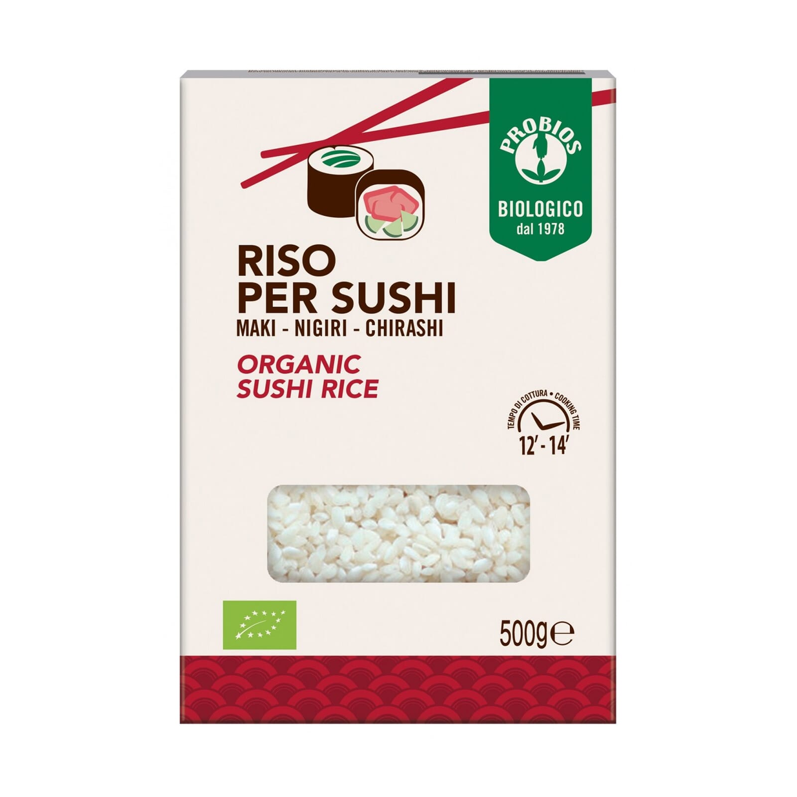 Arroz Para Sushi Bio 500g