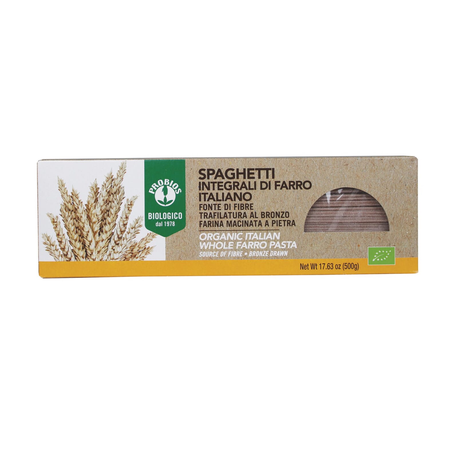 Spagueti Integral De Espelta Bio 500g