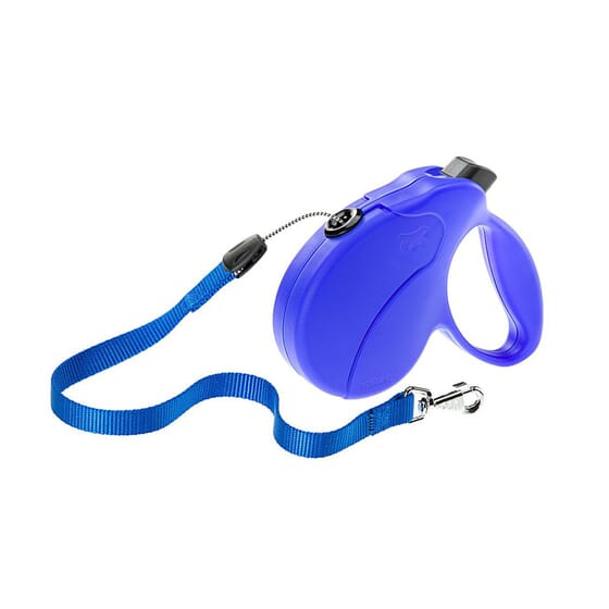 Ferplast Daytona Correa Extensible de Nylon Azul para perros