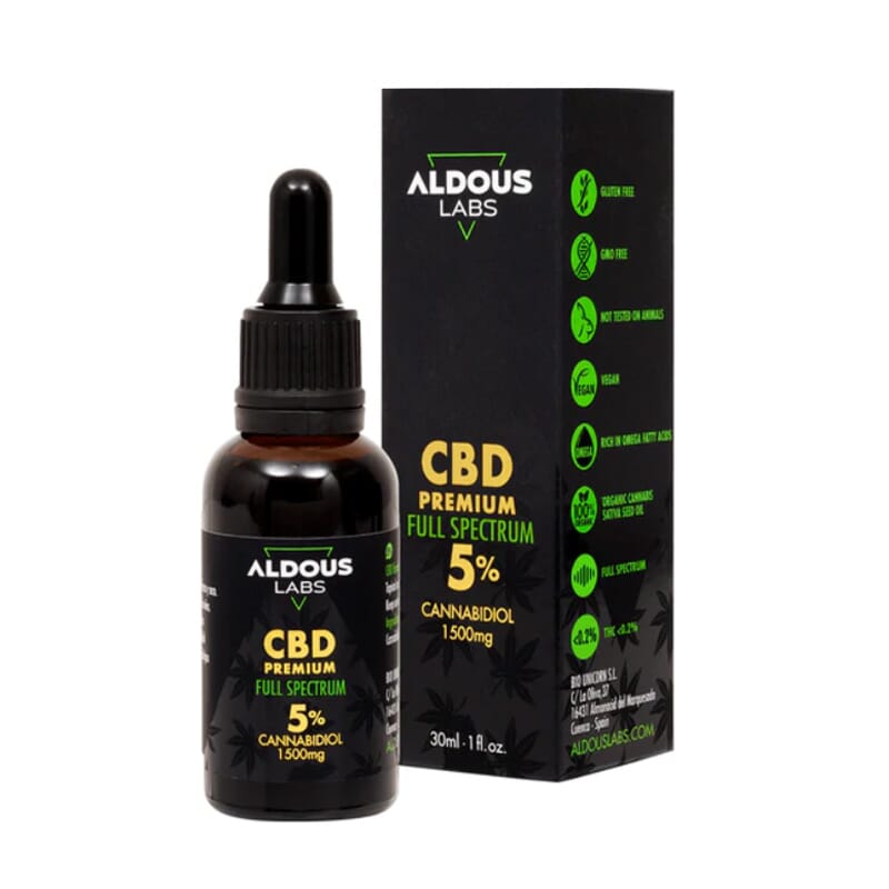 Aceite De Cáñamo Bio 5% CBD Premium Full Spectrum 30 ml