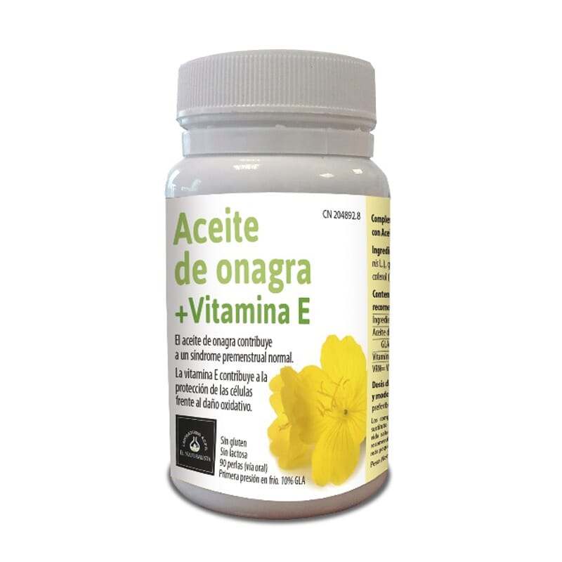 Óleo De Onagra + Vitamina E 90 Pérolas