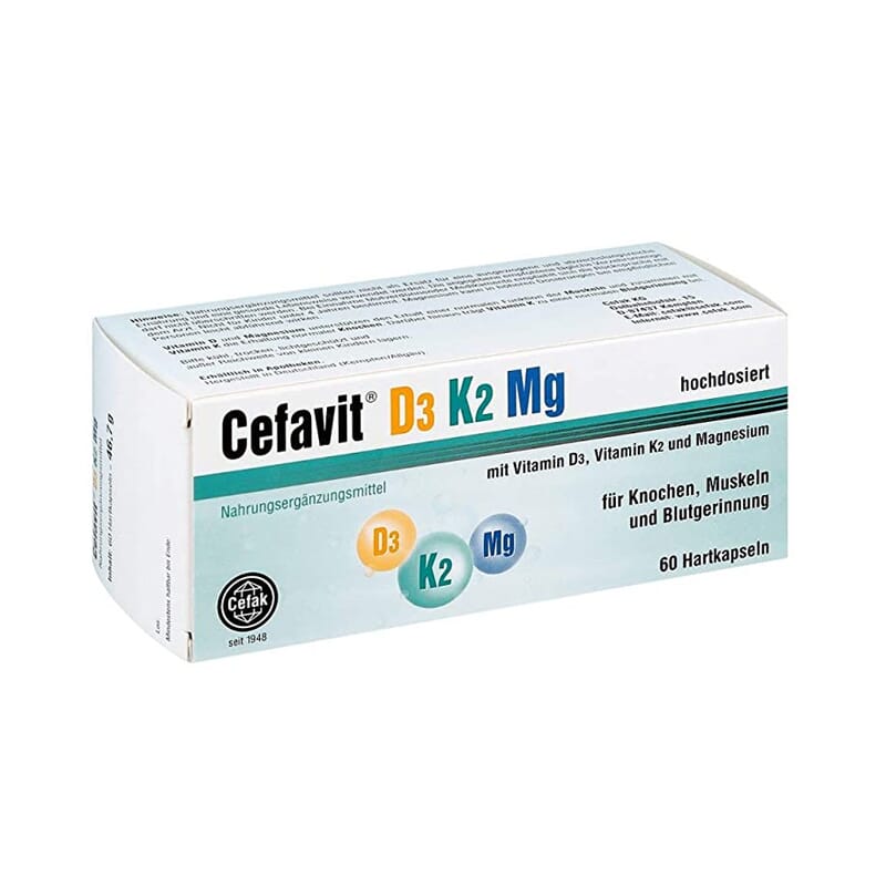 Cefavit D3 K2 Mg 60 Caps