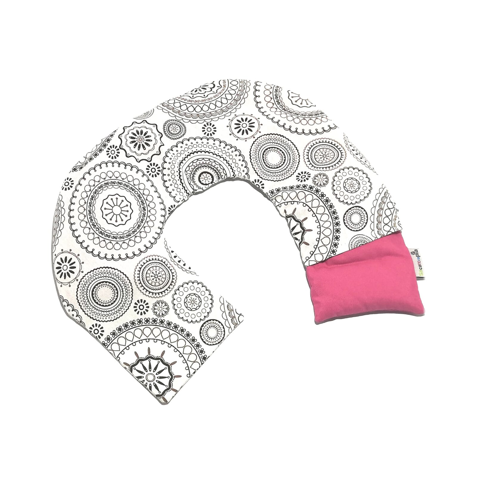 Saco Cervical Rosa Mandala