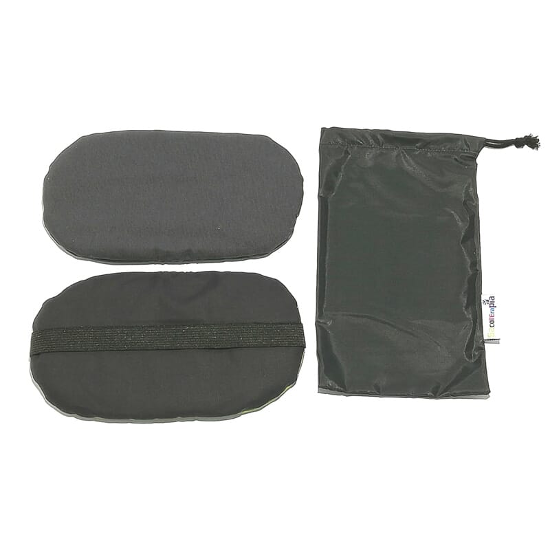 Poche Masque pour les Yeux Grise Étoiles