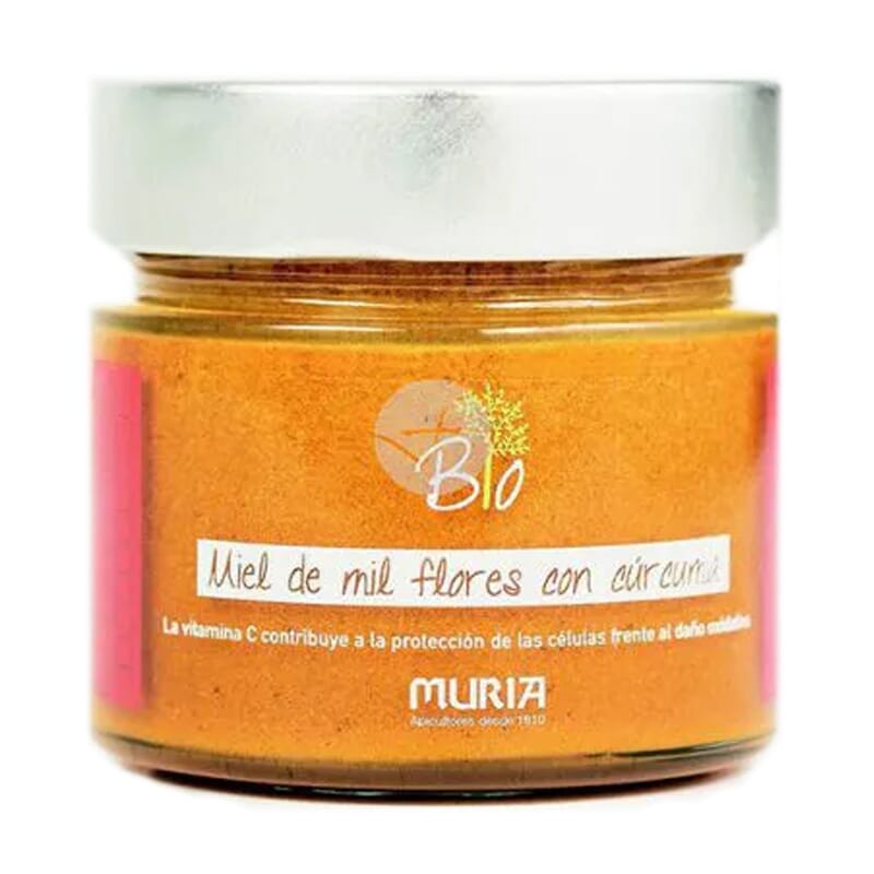 Mel De Flores Com Cúrcuma Em Pó 250g