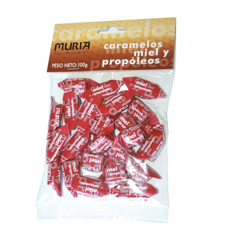 Rebuçados De Mel E Própolis 100g