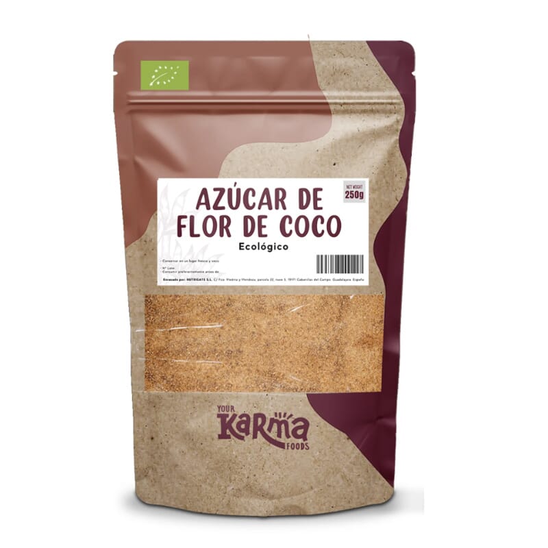 Mit Kokosnussblüten-Zucker. 250g