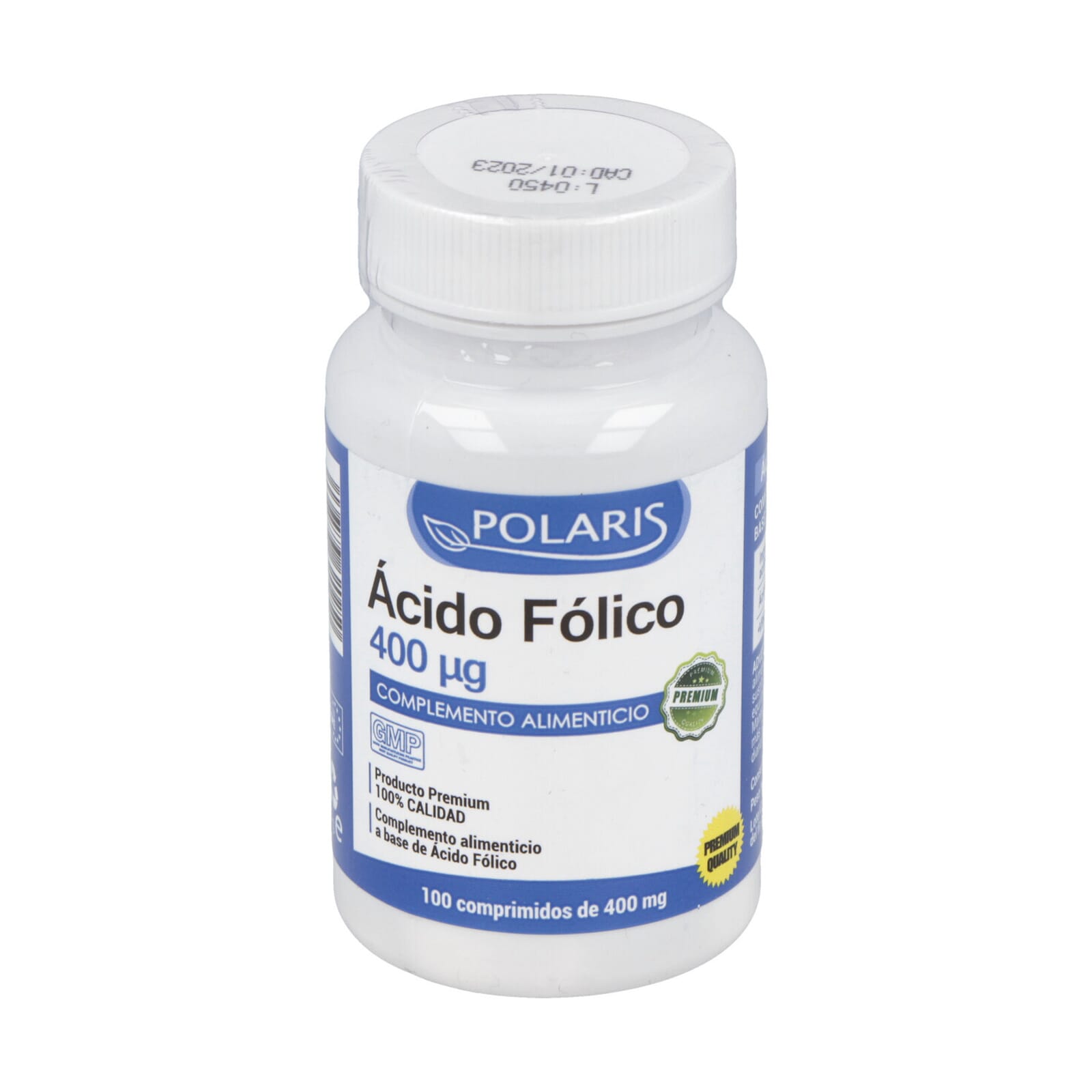 Acido Folico 400 mcg 100 Tabs