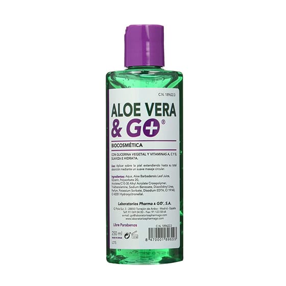 Gel De Aloe Vera & Go 250 ml da Pharma Go