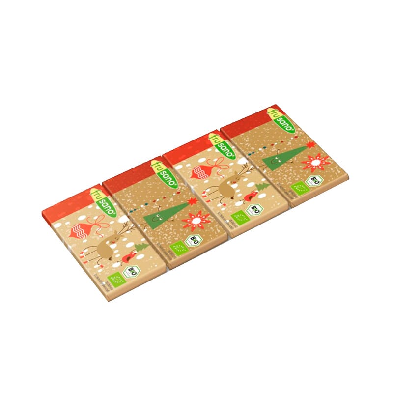 Chocolate Con Leche Minis Navidad 4 Uds