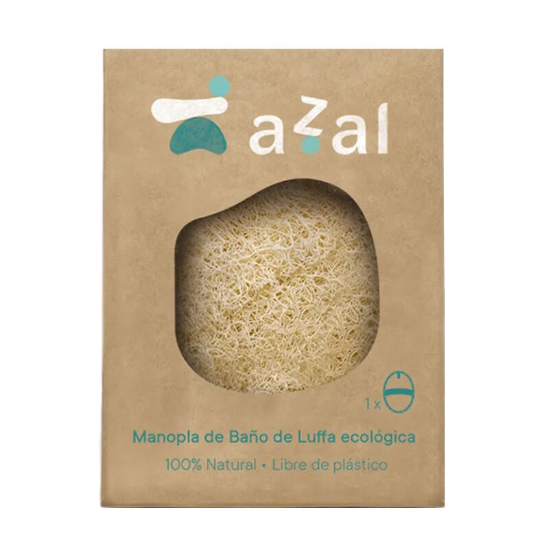 Manopla Corporal De Luffa Ovalada Con Asa