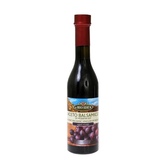 Vinaigre Balsamique Modena Bio - 250 Ml - Produit Italien - Agriculture Biologique - Moût De Raisin Cuit