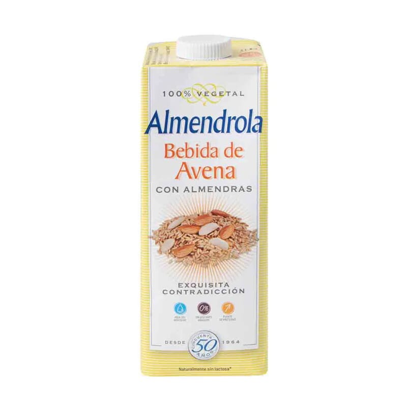 Bebida De Avena Con Almendras 1 L