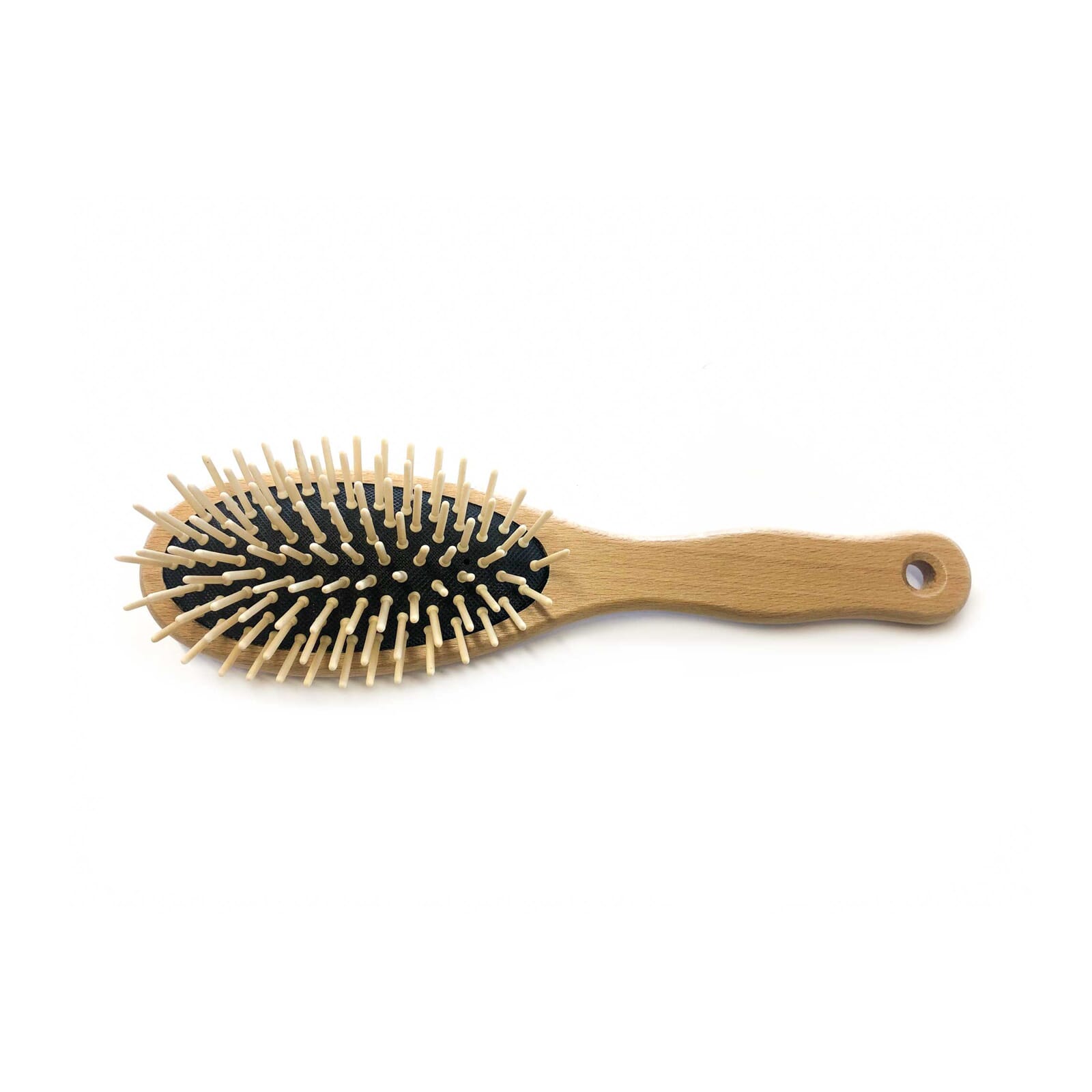 Brosse À Cheveux En Picots De Bois Ronds De Hêtre