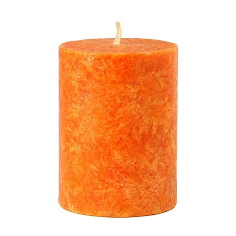 Candela Pilastro Piccola Arancione