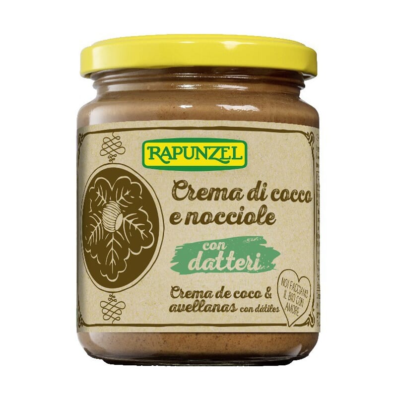 Crema Coco Avellanas Datiles Rapunzel 250g