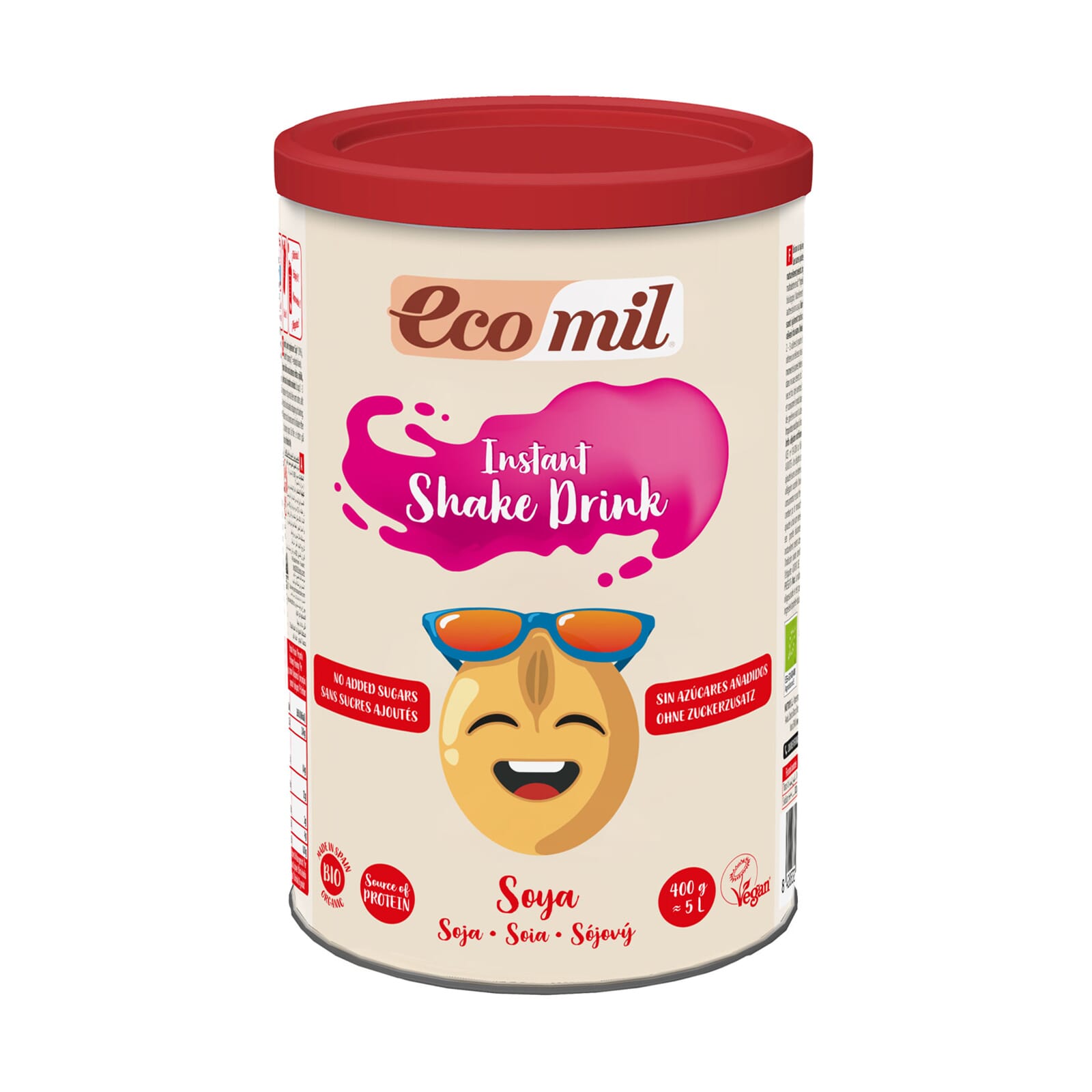 Ecomil Soja Instant Zonder suikers Bio 400g