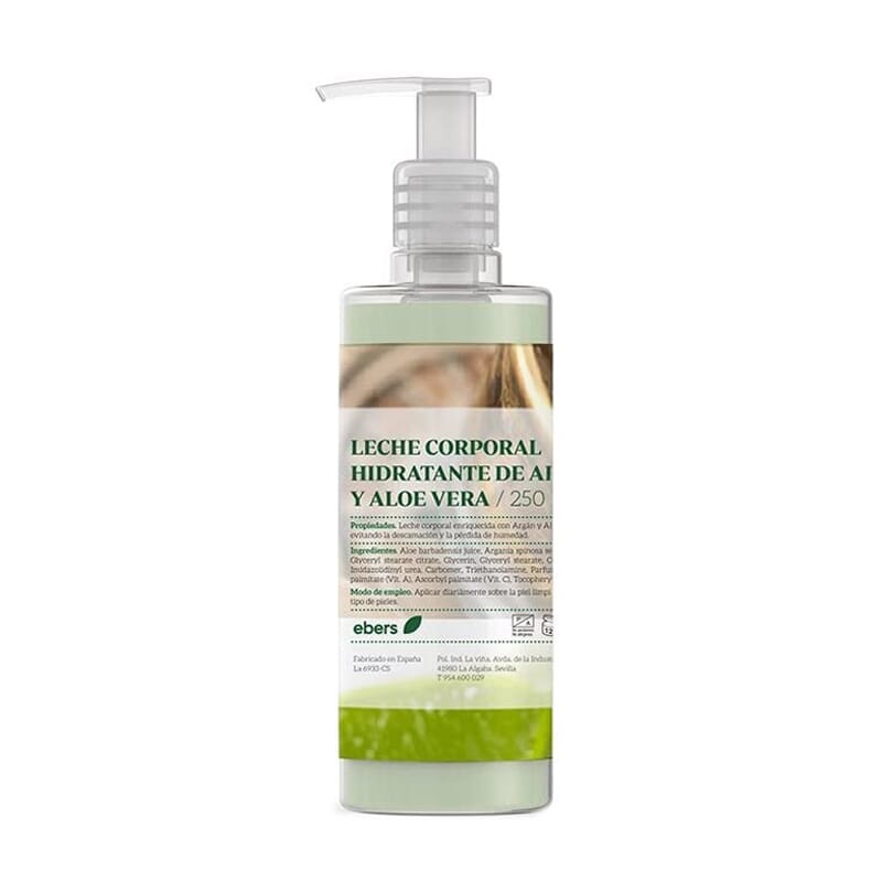 Leche Hidratante Argan  Aloe 250 ml