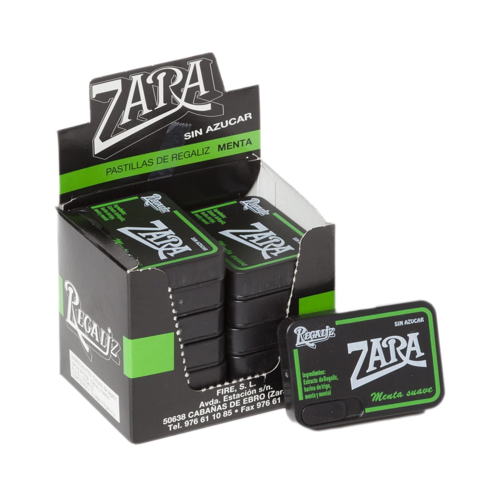 Pastilles de Réglisse et Menthe 12 Unités