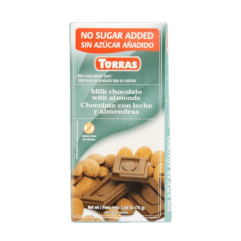 Chocolade Met Melk En Amandelen 75g