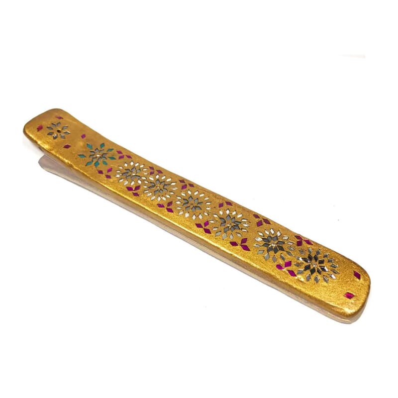 Räuchergefäß Goldfarbenes Mosaik