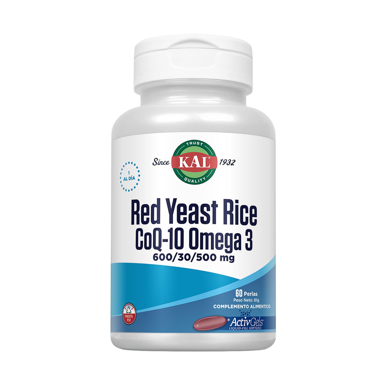 Red Rice Q10 Omega 3 60 Perlas