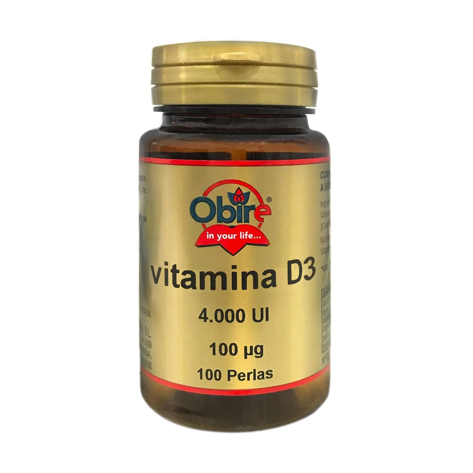 Vitamina D3 4000 ui 100 Perlas