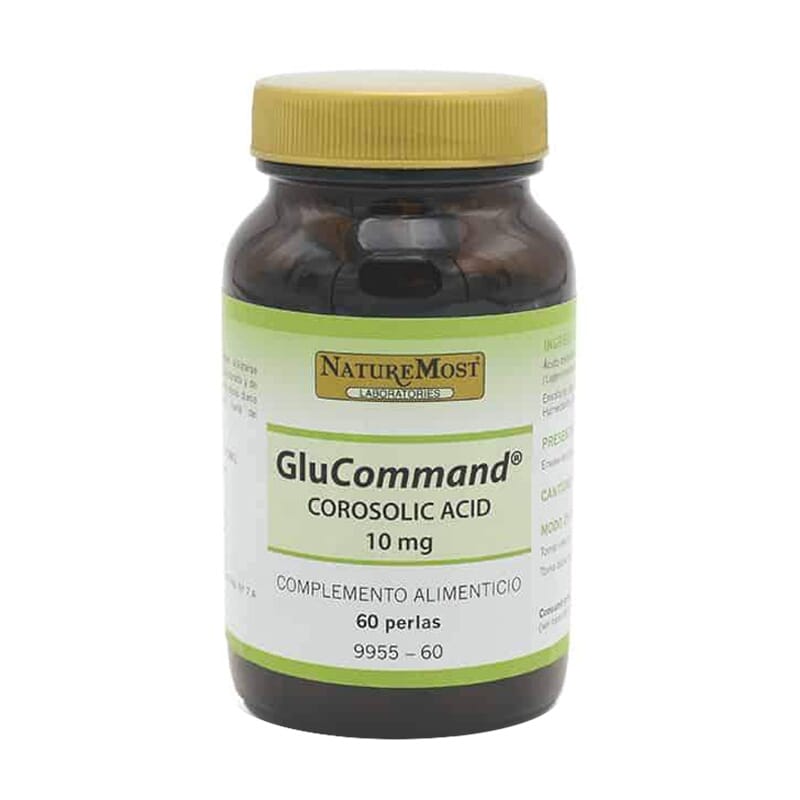 Glucommand Corosolic Acid 10 mg 60 Perlas