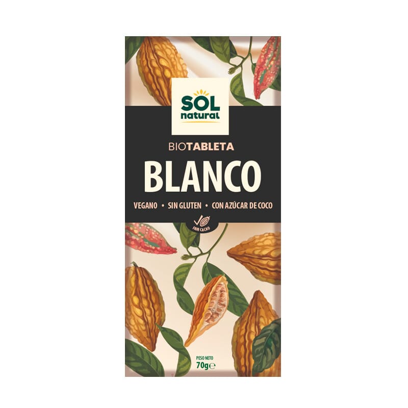 Tableta Choco Blanco Bio 70g