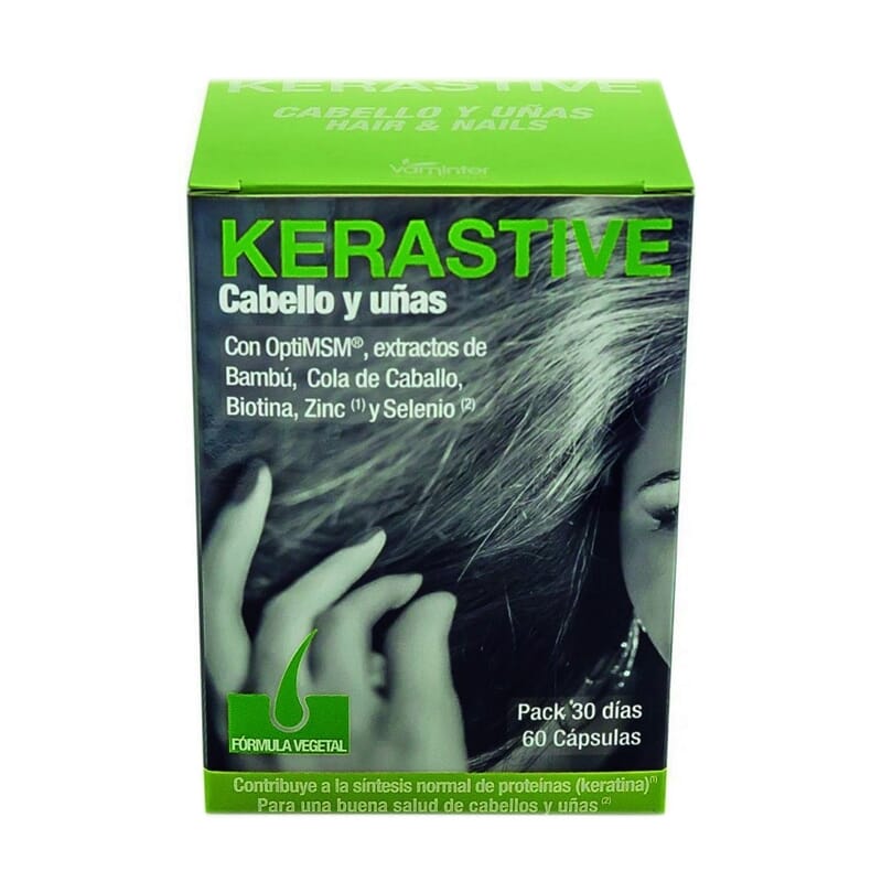 Kerastive Cabello Y Uñas Formula Vegetal 60 Caps