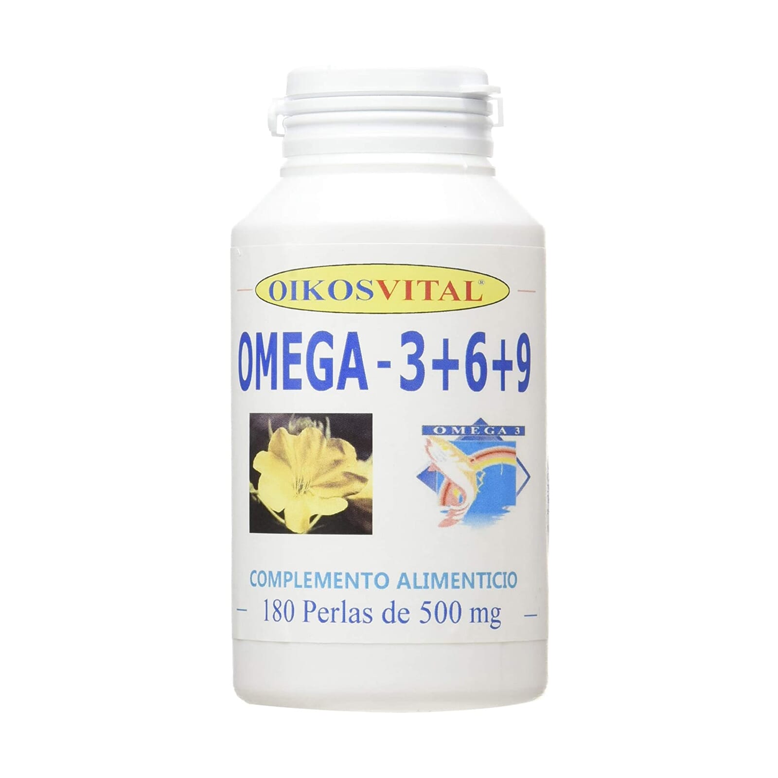 Omega 3 + 6 + 9 500 Mg 180 Capsules molles