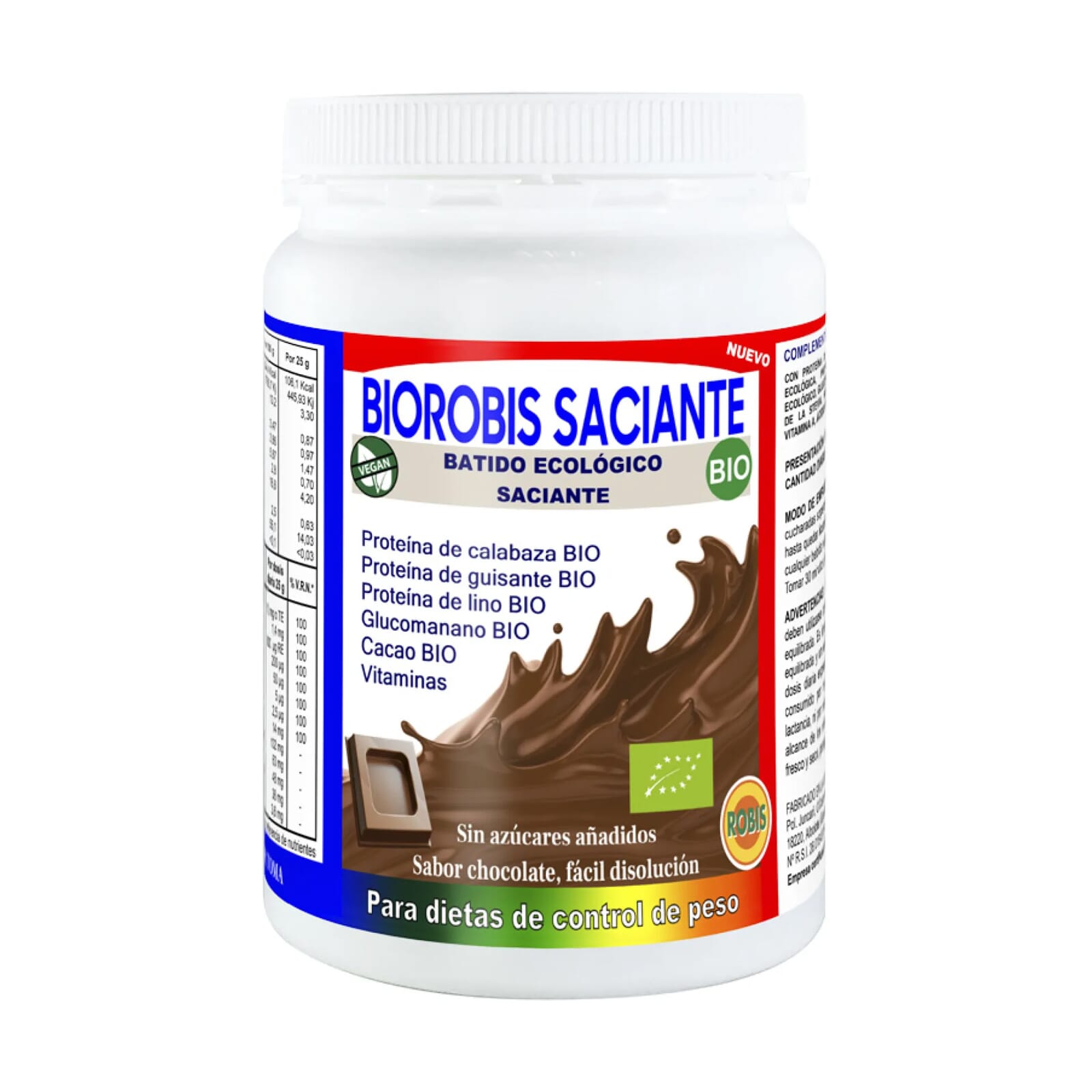 Biorobis Sättigender Bio-Milchshake 300g