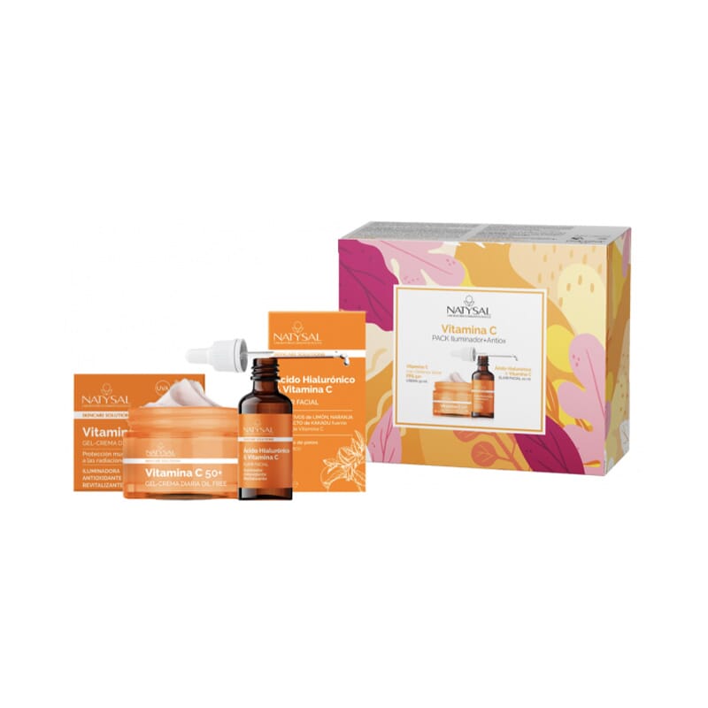 Pack Vitamina C Crema Facial 50 ml + Elixir Ácido Hialurónico