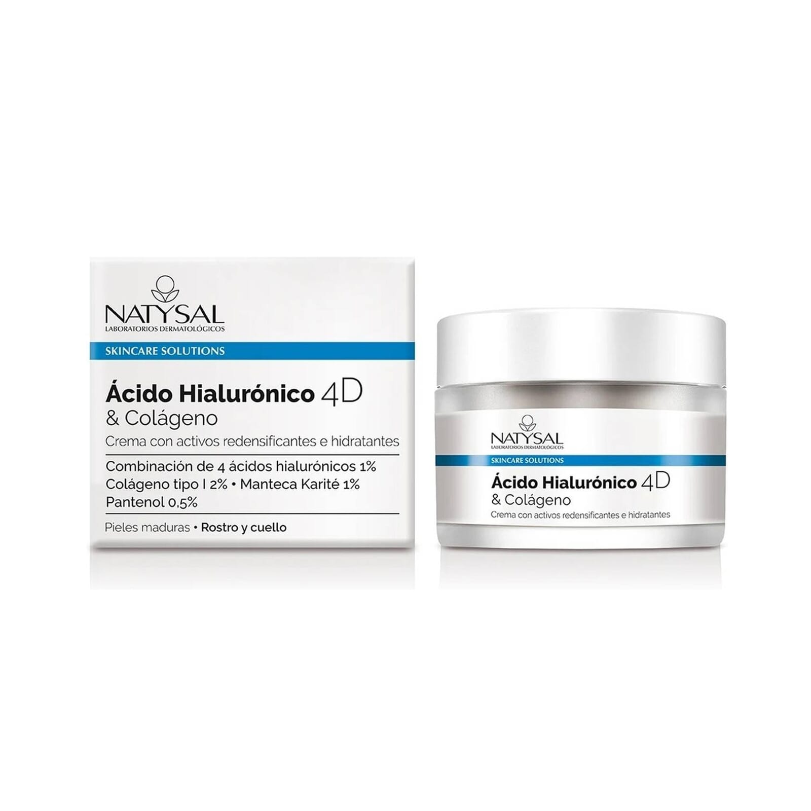 Crema De Acido Hialuronico 4D Y Colageno 50 ml