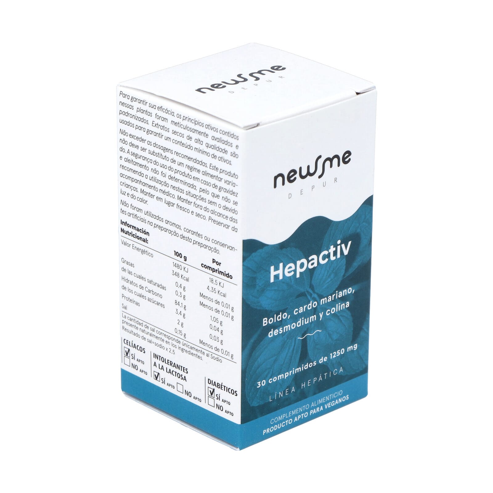 Newme Hepactiv 1250 mg 30 Tabs