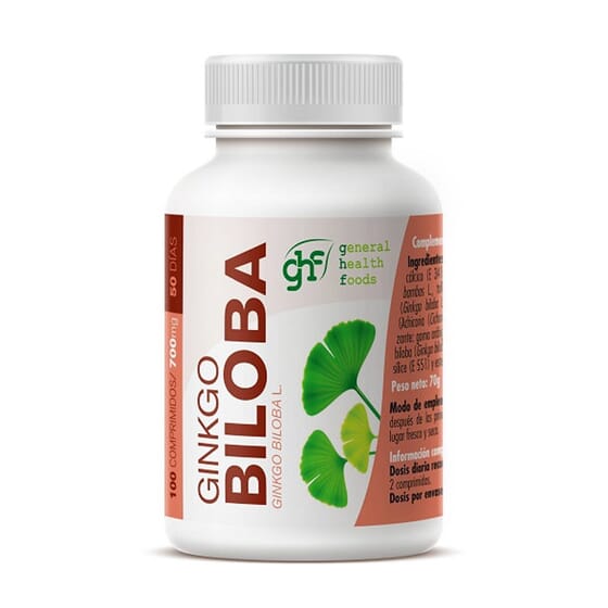 Ginkgo Biloba 700 mg 100 Tabs di GHF