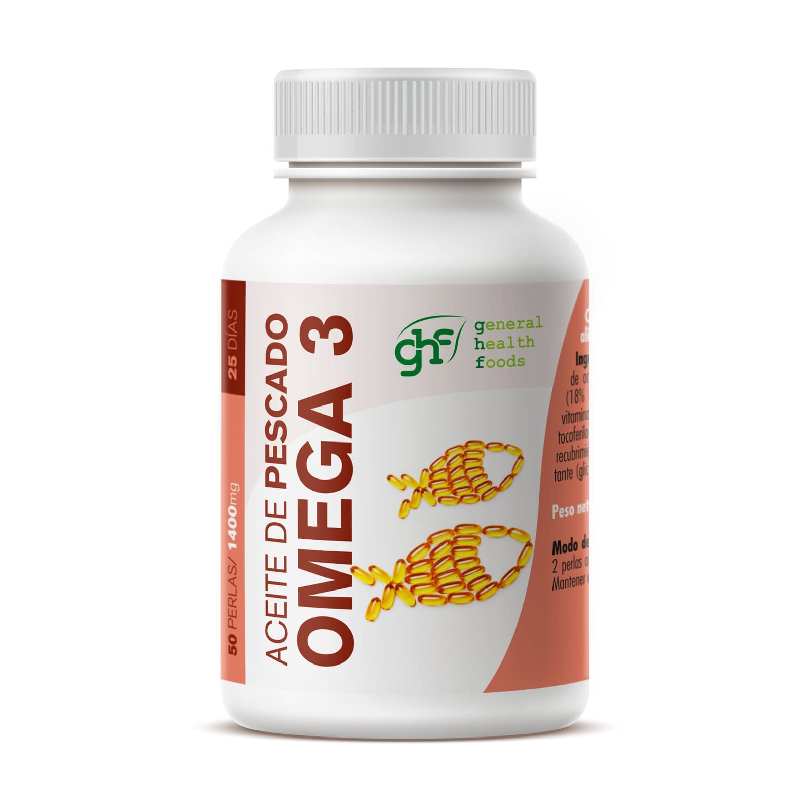 Aceite De Pescado Omega 3 1400 mg 50 Perlas