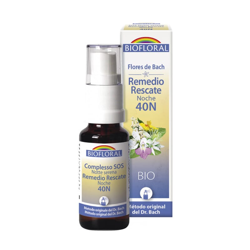 Flores De Bach Remedio Rescate Noche Spray Bio 20 ml