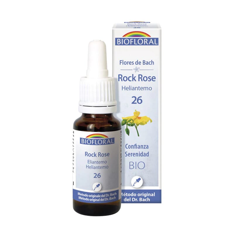 Flores De Bach 26 Rock Rose Heliantem Bio 20 ml