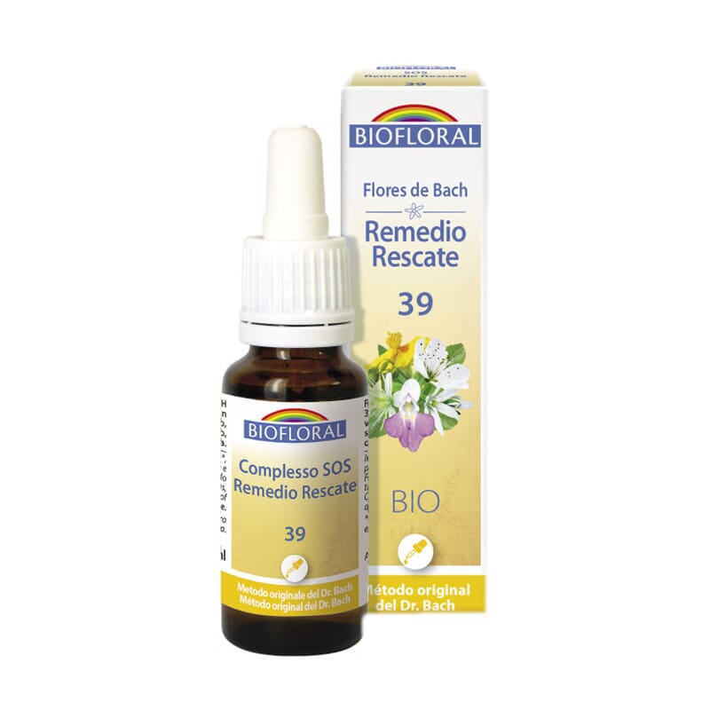 Flores De Bach Remedio Rescate Cuentagotas Bio 20 ml