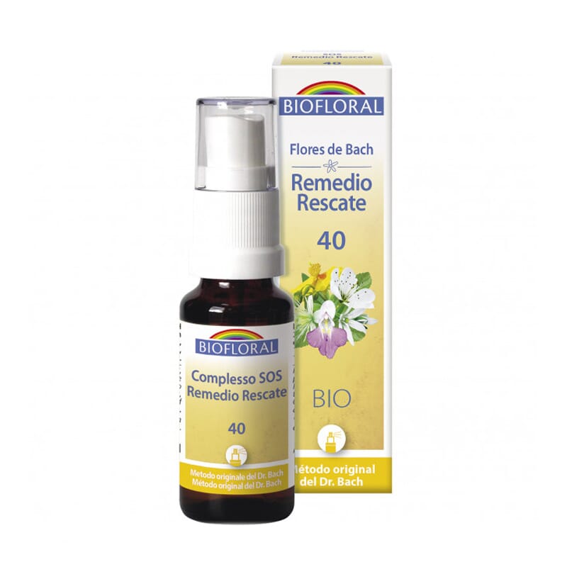 Flores De Bach Remedio Rescate Spray Bio 20 ml