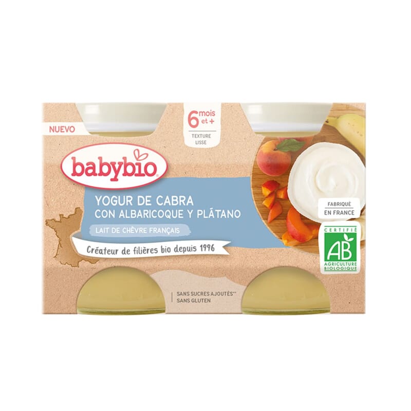 Yogur De Cabra Con Albaricoque Y Plátano 2 Uds 130g