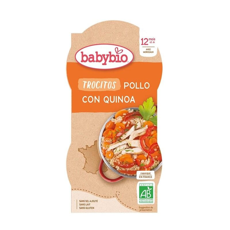 Trocitos De Pollo Con Quinoa 2 Uds 200g