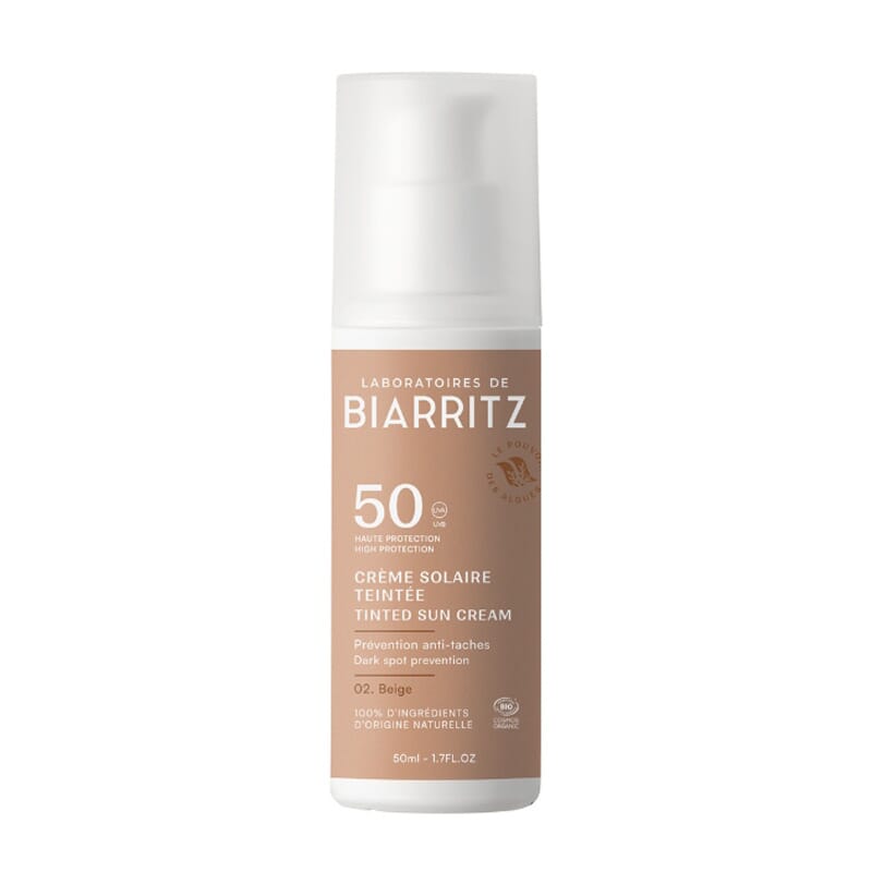 Crema Facial Con Color Beige SPF50 50 ml